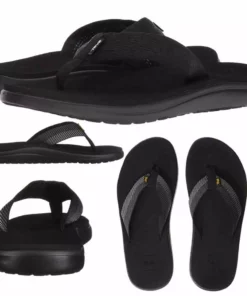 Teva Voya Flip Brick Black Sandals