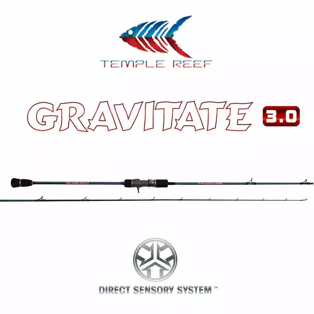 Temple Reef Rod 8In 3.0 6Ft Gravitate Jigging Slow Pitch 4 Temple Reef 6Ft 8IN Gravitate 3.0 Slow Pitch Jigging Rod