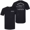 The Qualified Captain Black/White Lighthouse Tee Shirt Clothing & Gifts