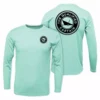 Seafoam Performance Crew The Qualified Captain Shirt 2 The Qualified Captain Seafoam Performance Crew Shirt