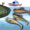 Tsunami- 3" Holographic Swim Shad Lure 4PK Soft Plastic Baits