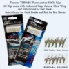 Monofilament Bait Rigs Tsunami TSB068G Glow Iridescent Hage Aurora Sabiki Rig