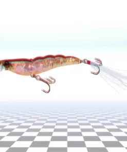 Yo-Zuri R1162 Crystal 3D Shrimp 3.5 IN Plug Lures