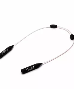 Clothing & Gifts Cablz Zipz Adjustable Eyewear Retainer 14IN White Mono