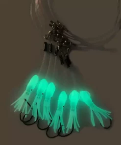 Capt. Harry's Products Capt. Harry's Deep Dropping Yellow Eye Glow Squid Rig Terminal Tackle