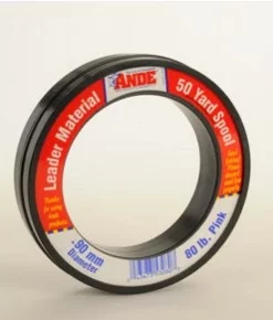 Ande Inc. Monofilament Leader Ande 50yds Pink Leader Material