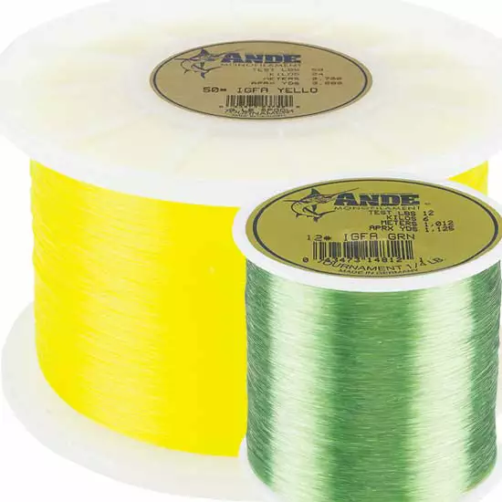 Ande Inc. And Line Monofilament 1/2Lb Tournament Spool 3 Ande Inc. And 1/2lb Spool Tournament Monofilament Line