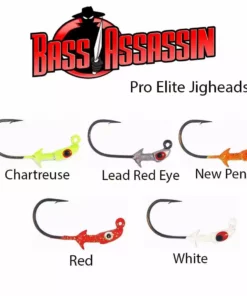 Bass Assassin 1/16OZ Pro Elite Jighead 3Pk