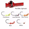 Bass Assassin Elite Jighead Pro 1/8Oz 3Pk 1 Bass Assassin 1/8OZ Pro Elite Jighead 3Pk