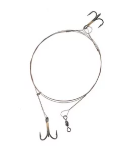 Boone Bait Co Terminal Tackle Boone Double Treble Hook Live Bait Rig