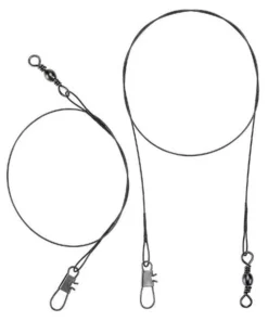 Boone Bait Co Boone 40lb Nylon Coated Stainless Steel Wire Leaders Terminal Tackle