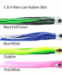 C & H Lures C&H Alien Lure Soft Rubber Skirt