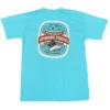 Capt. Harry's Products Imperial Sailfish S/S Lagoon Blue T-Shirt Clothing & Gifts