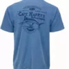 Capt. Harry' Jean T-Shirt Burly Marlin Capt. Harry' Short Sleeve Blue 2 Capt. Harry's Products Capt. Harry's Burly Marlin Short Sleeve T-Shirt In Blue Jean