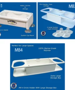 Marine, Boating & Outdoor Deep Blue Marine Products Boat Drink Holder & Storage Box