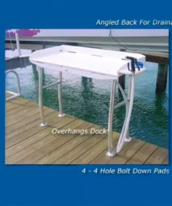 Marine, Boating & Outdoor Deep Blue Marine Products 48In X 21In Dockside Filet Table Size