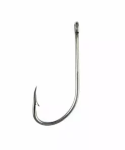 Eagle Claw 085 Nickle Plain Shank Offset Hook 100pk Terminal Tackle