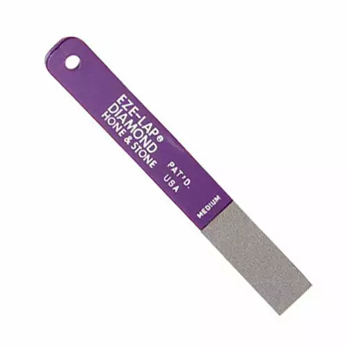 Eze-Lap Stone Tackle Sharpener Hone Diamond Medium Grit Terminal 3 Eze-Lap Diamond Products Terminal Tackle EZE-LAP Diamond Hone & Stone Medium Grit Sharpener