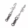 Fish N Stik Double Ring Corkscrew Snap 2pk