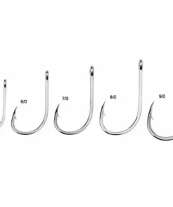 Terminal Tackle Gamakatsu Octopus, 4X Strong, Offshore Offset, Straight Eye Hooks Value Pack