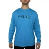 Clothing & Gifts Gillz UV Contender L/S Hawaiian Ocean Men's Crew Performance Shirt