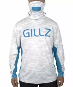 Clothing & Gifts Gillz Pro Striker L/S White Water Men's Performance Shirt