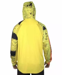 Clothing & Gifts Gillz UV Tournament L/S Peacock Bass Men's Performance Hoodie