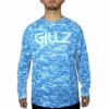 Gillz UV Tournament L/S Baltic Sea Waterman Print Men's Performance Shirt 2 Gillz UV Tournament L/S Baltic Sea Waterman Print Men's Performance Shirt