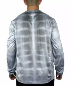 Clothing & Gifts Gillz UV Waterman L/S Grey Wahoo Men's Performance Shirt