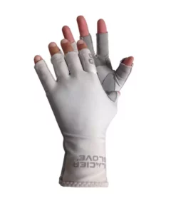 Glacier Outdoor Gray Islamorada Sun Glove Fishing Accessories