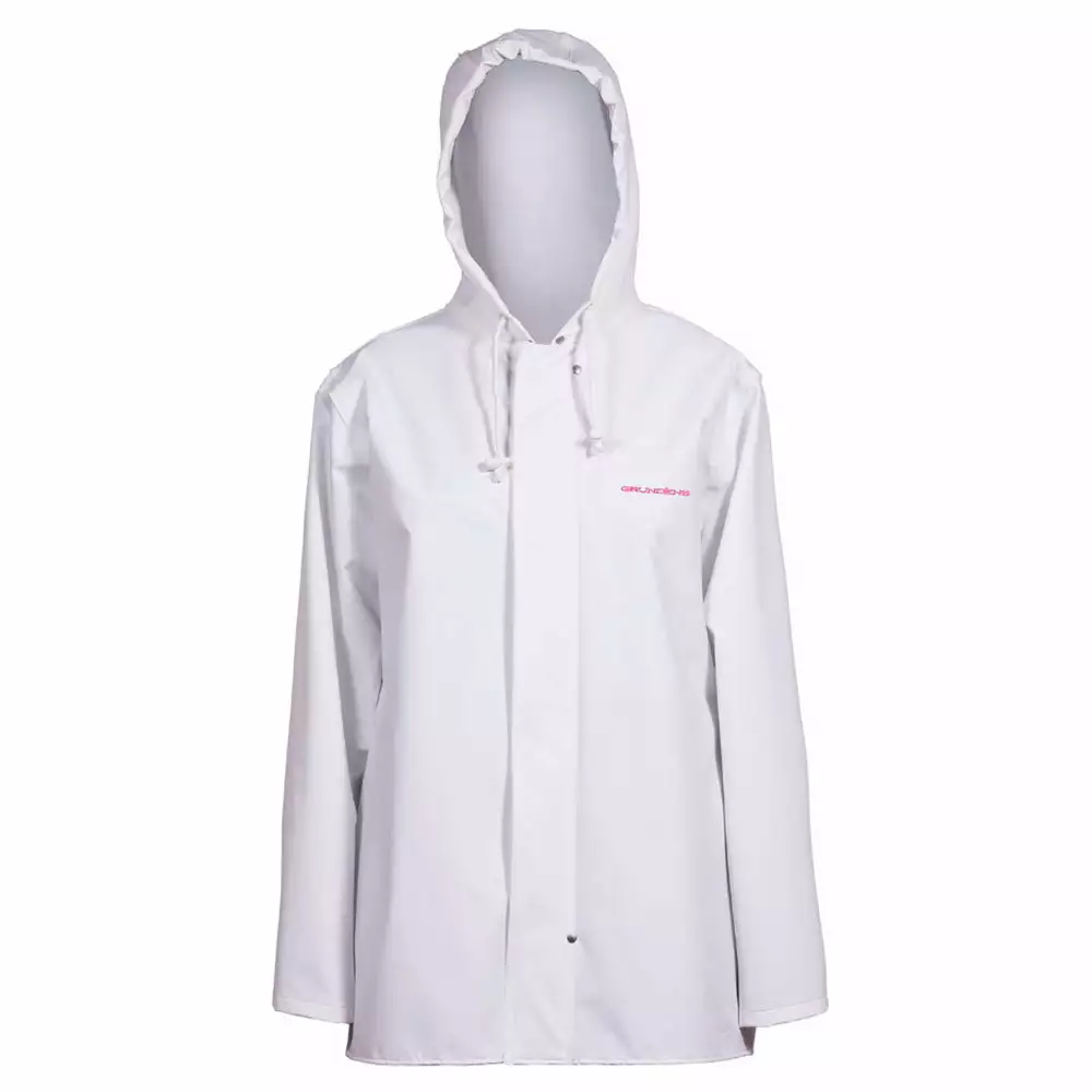 Grunden Usa Women’ Clothing Jacket Petru 88 Fishing Hooded White 3 Grundens USA Grundens Petrus 88 White Hooded Women’s Fishing Jacket Clothing & Gifts