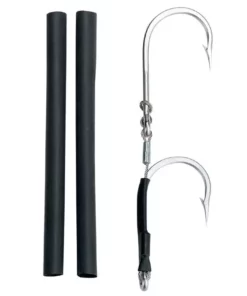 Capt. Harry's Fishing Supply Soft Black Shrink Tube 4ft Lures