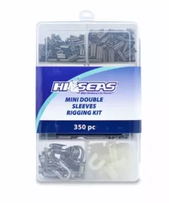 Hi-Seas 350pc Mini Double Sleeves Rigging Kit Terminal Tackle