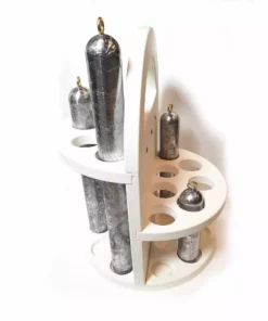 Capt. Harry's Fishing Supply Stick Lead Bucket Storage Insert Caddy