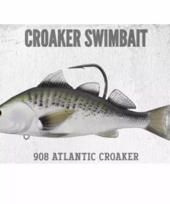 Live Target LIVETARGET 5IN 1 3/4 Oz Croaker Swimbait Lure Sinking Soft Plastic Baits