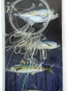 Tsunami Marathon MR1S5 Shrimp Bait Rig