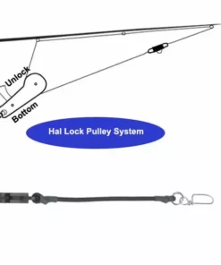 Hal-Lock Marine, Boating & Outdoor Hal Lock Single Locking Pulley