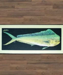 Capt. Harry' Mat Fishing Indoor/Outdoor Floor Realfish Gyotaku 16 Capt. Harry's Fishing Supply Realfish Gyotaku Indoor/Outdoor Floor Mats Gifts