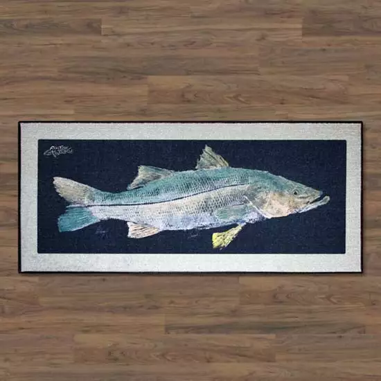 Capt. Harry' Mat Fishing Indoor/Outdoor Floor Realfish Gyotaku 6 Capt. Harry's Fishing Supply Realfish Gyotaku Indoor/Outdoor Floor Mats Gifts