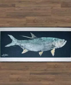 Capt. Harry' Mat Fishing Indoor/Outdoor Floor Realfish Gyotaku 14 Capt. Harry's Fishing Supply Realfish Gyotaku Indoor/Outdoor Floor Mats Gifts