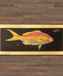Capt Harry Sales 2022 32 Capt. Harry's Fishing Supply Realfish Gyotaku Indoor/Outdoor Floor Mats Gifts
