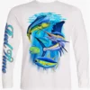 Capt. Harry's Products Youth L/S Fishing Sailfish Mahi Tuna Performance Shirt UPF50