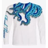 Capt. Harry's Products Clothing & Gifts Youth L/S Blue Octopus Performance Shirt UPF50