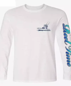 Capt. Harry's Products Clothing & Gifts Youth L/S Three Sharks Performance Shirt UPF50