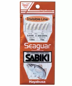 Hayabusa Hage Aurora S-650E Fluorocarbon Sabiki Rig