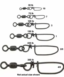 Terminal Tackle Sampo Coastlock Snap Swivels