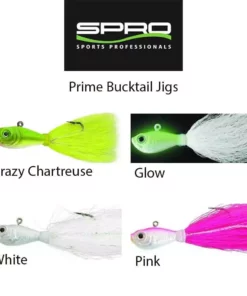 Spro 3/4 Oz Bucktail Jigs Lures