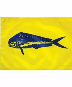 Taylor Made Dolphin/Mahi Outrigger Flag