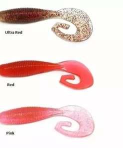 Monster3X Monster 3X X-Tail 3 1/4In 5Pk Curly Tail Lure