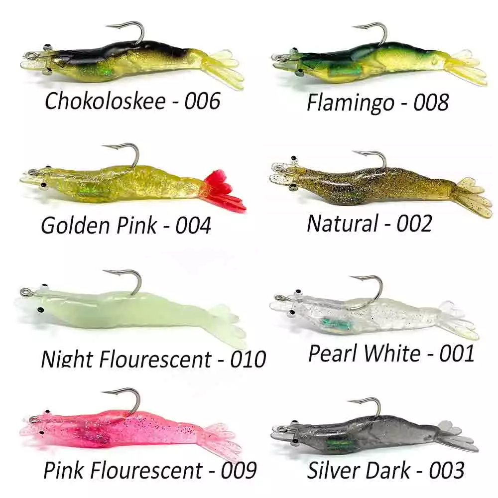 Vense Rubber 4IN Shrimp 4 Vense Rubber 4IN Shrimp